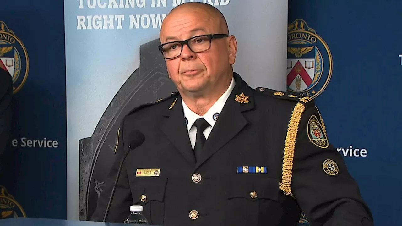 Toronto police chief to hold news conference on security