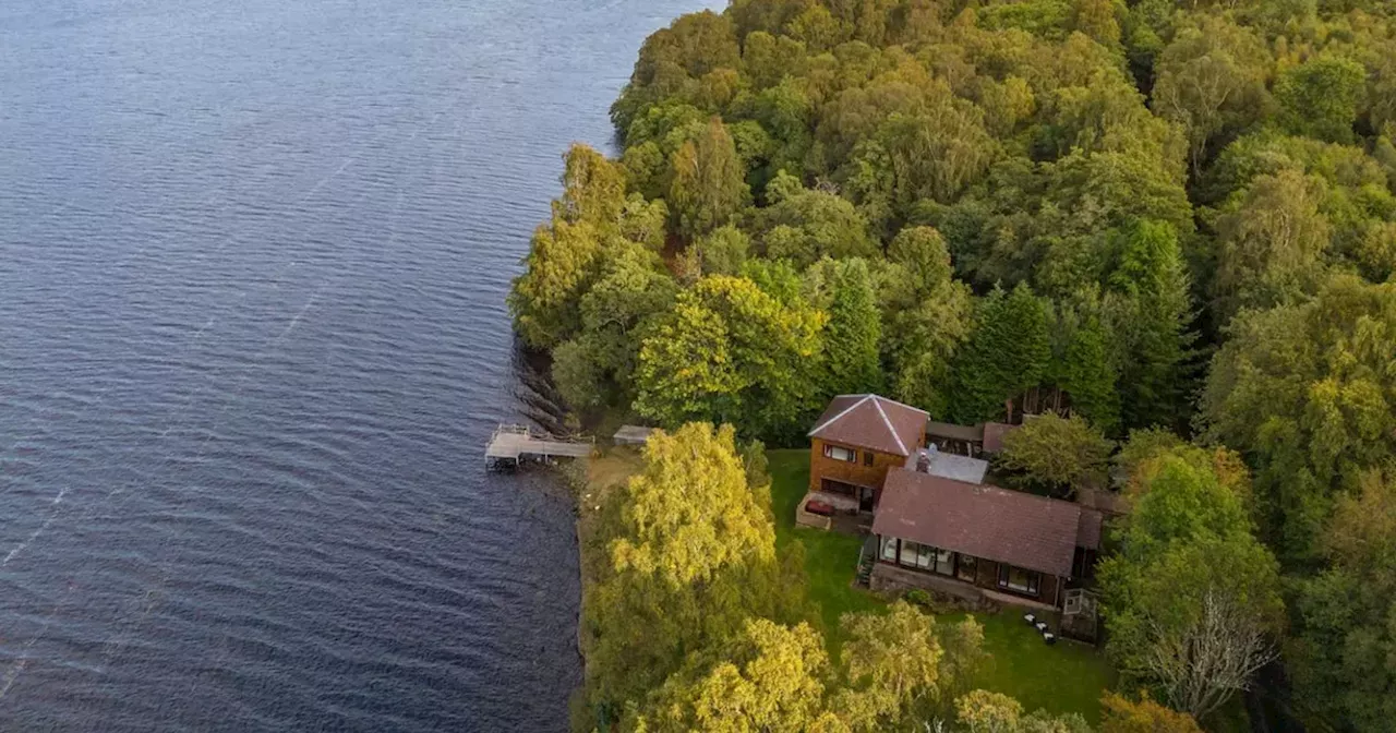 Inside Scottish loch lodge for sale where you can 'watch sun set over the water'