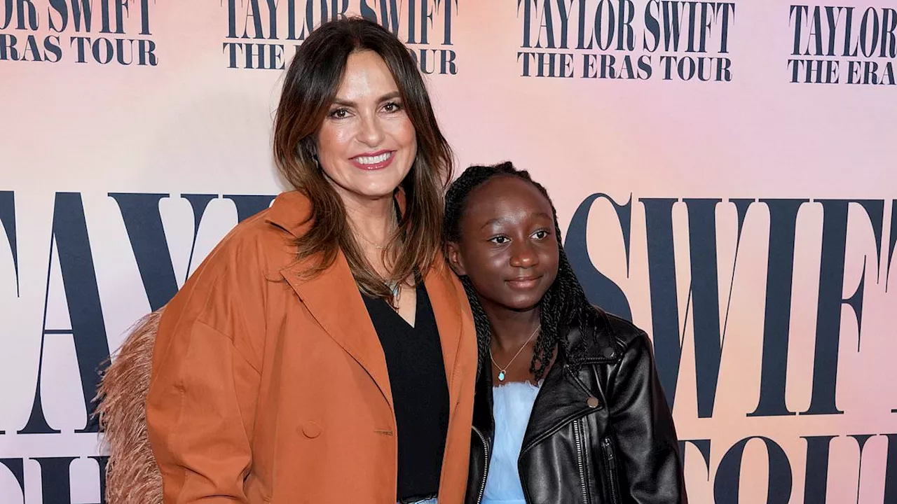 Mariska Hargitay beams with joy as she makes a RARE sighting with her daughter Amaya, 12, at Taylor...