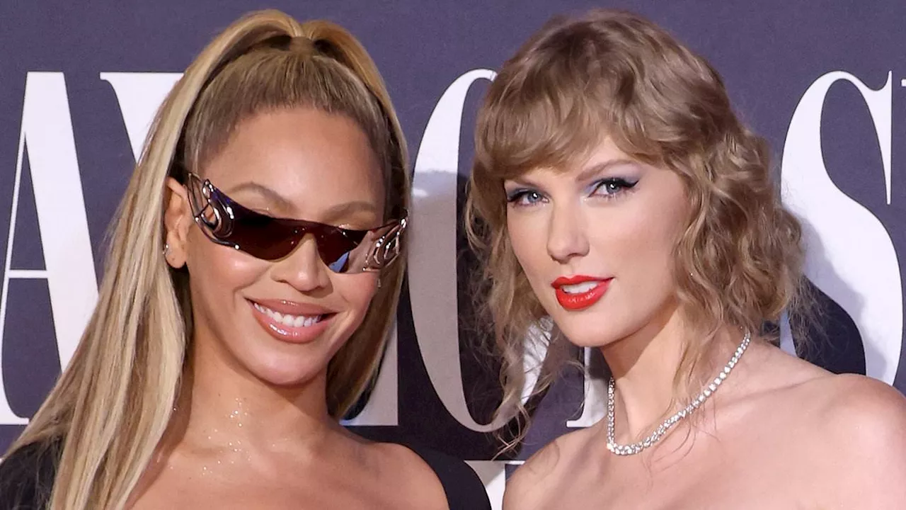 Taylor Swift gushes about her 'guiding light' Beyonce as she shares fun boomerang of them sharing...