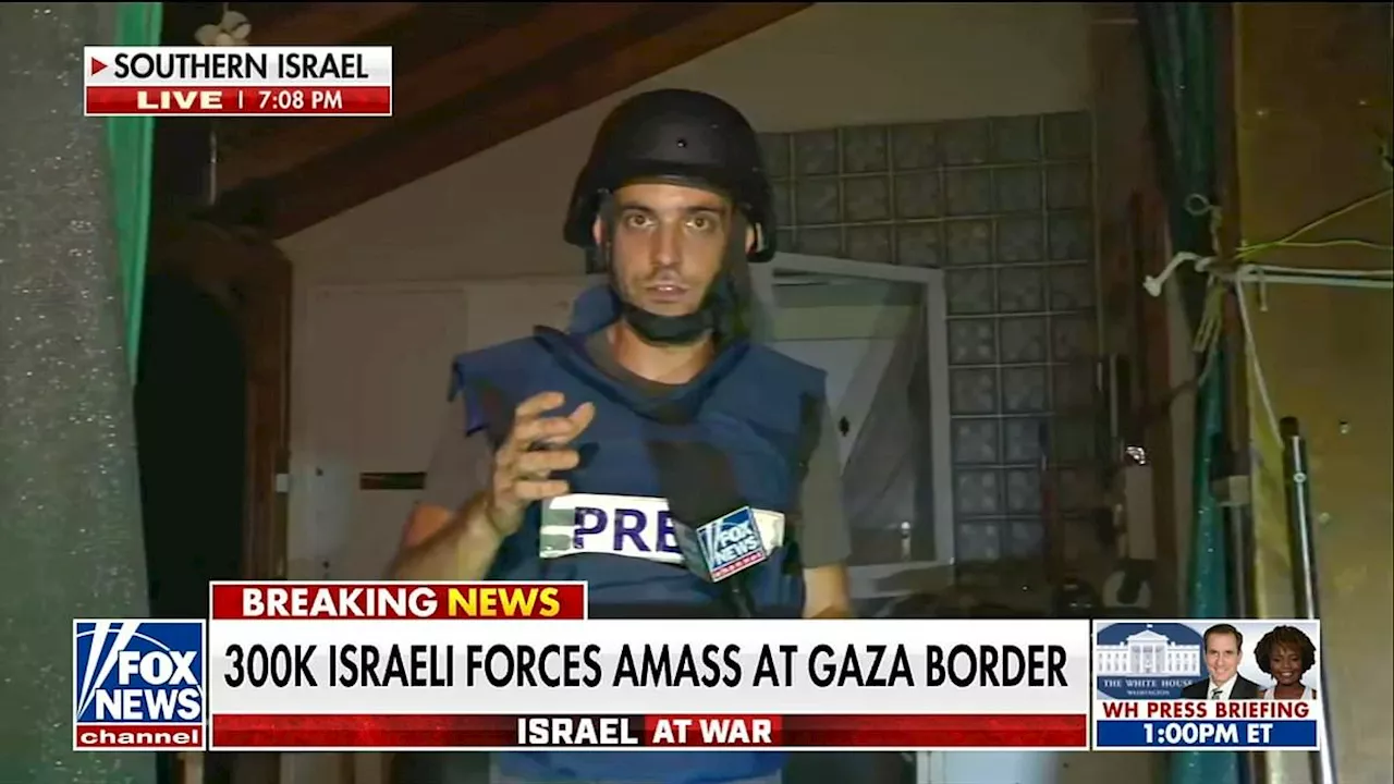 Kibbutz terror: Fox News reporter Trey Yingst goes inside 'house of horrors' covered in blood stains...