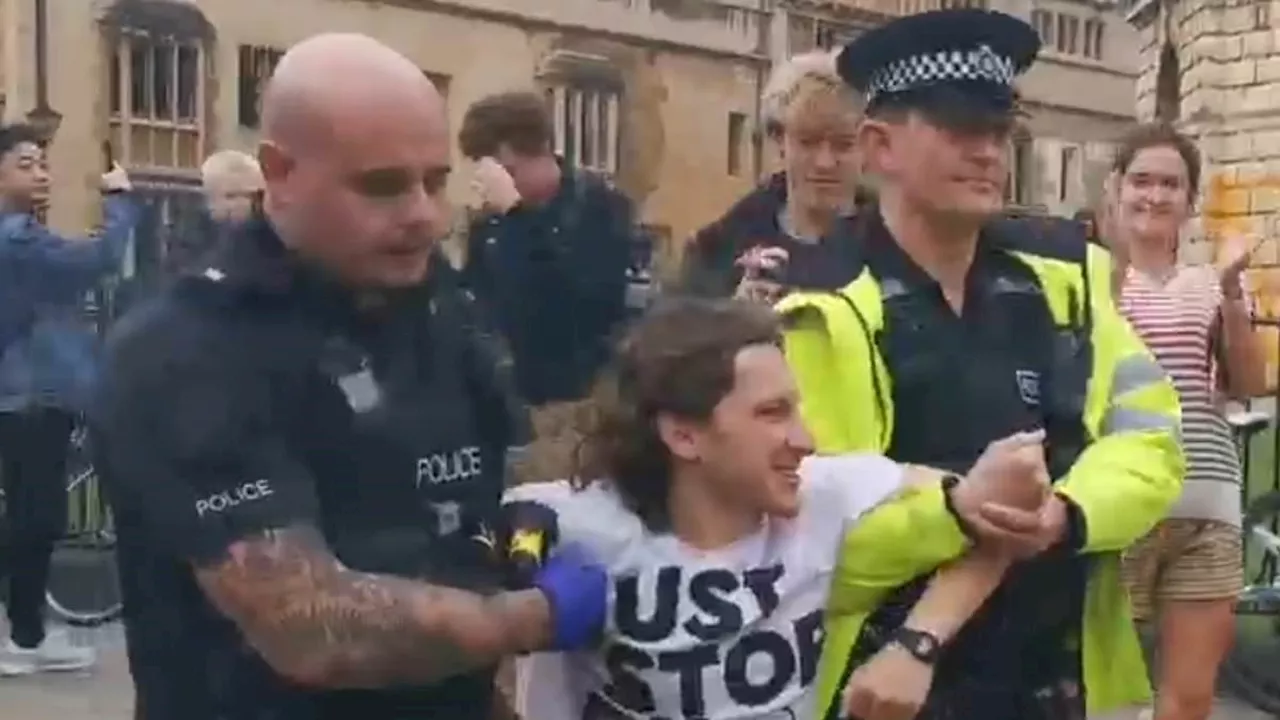 Revealed: Just Stop Oil protester who spray-painted Oxford University was also carried off Lord's...