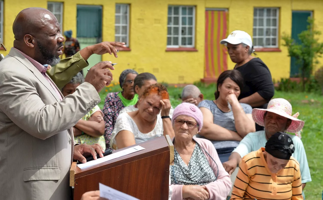 – old age home residents spurn metro officials at public meeting over living conditions