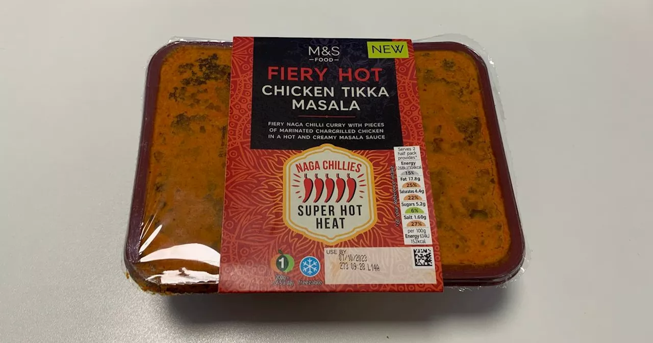 I tried Marks & Spencer's 'hottest ever curry' with naga chillis