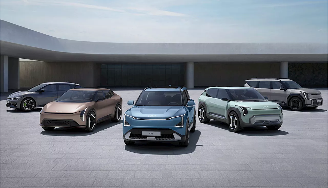 Kia stellt Elektroautos Concept EV3, Concept EV4 und EV5 vor