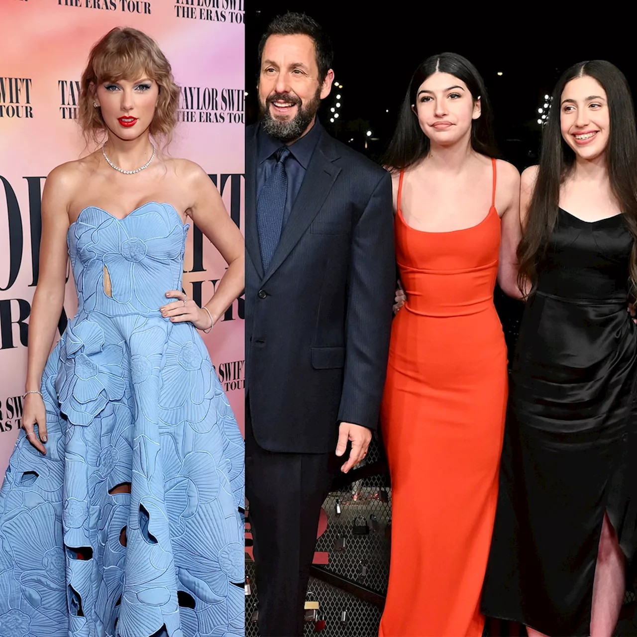 Taylor Swift Shares Sweet Moment With Adam Sandler and His Daughters at Enchanting Eras Film Premiere