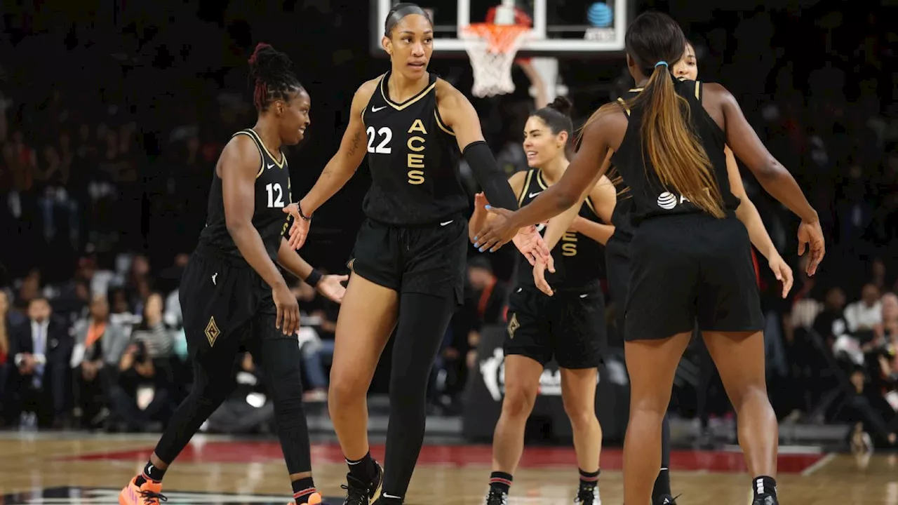 Aces rout Liberty 104-76, take 2-0 series lead in WNBA Finals