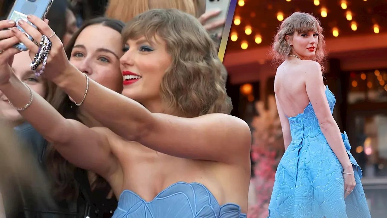 Taylor Swift Surprises Fans and Takes Selfies at 'The Eras Tour' Movie Premiere