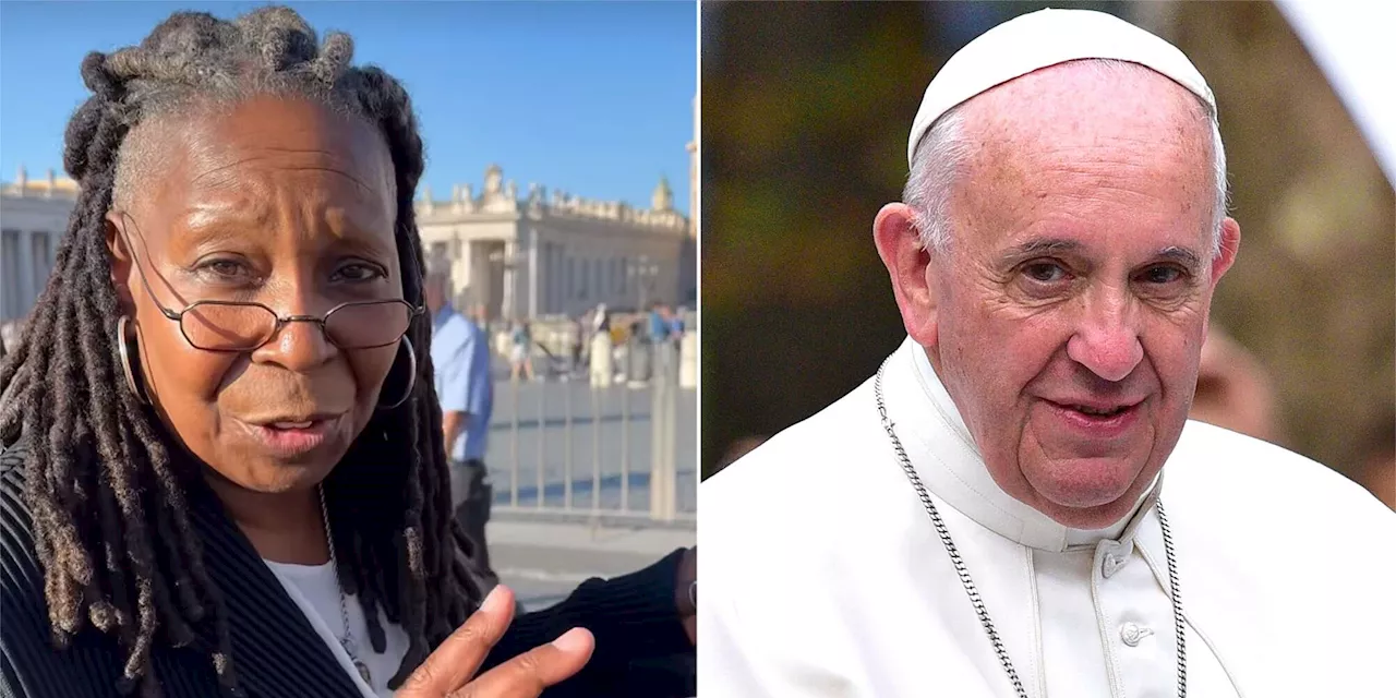 Whoopi Goldberg misses The View to meet Pope Francis, teases Sister Act 3 in Vatican City