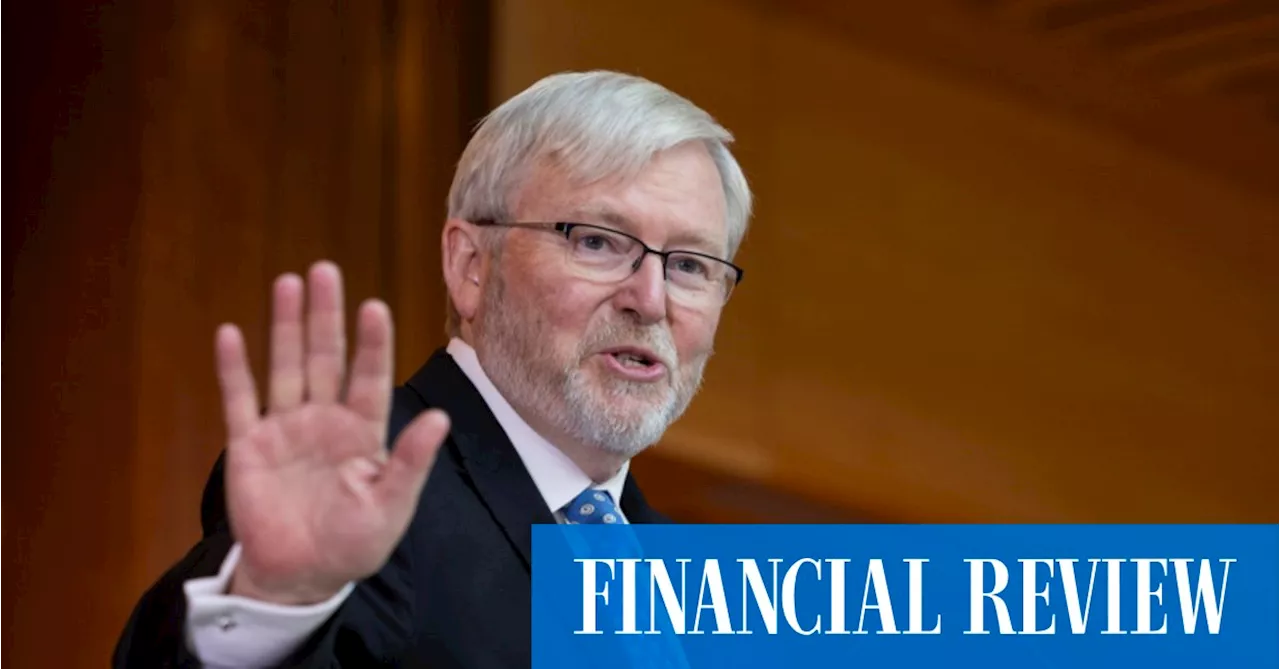 Kevin Rudd slams ‘crazy’ US red tape slowing AUKUS