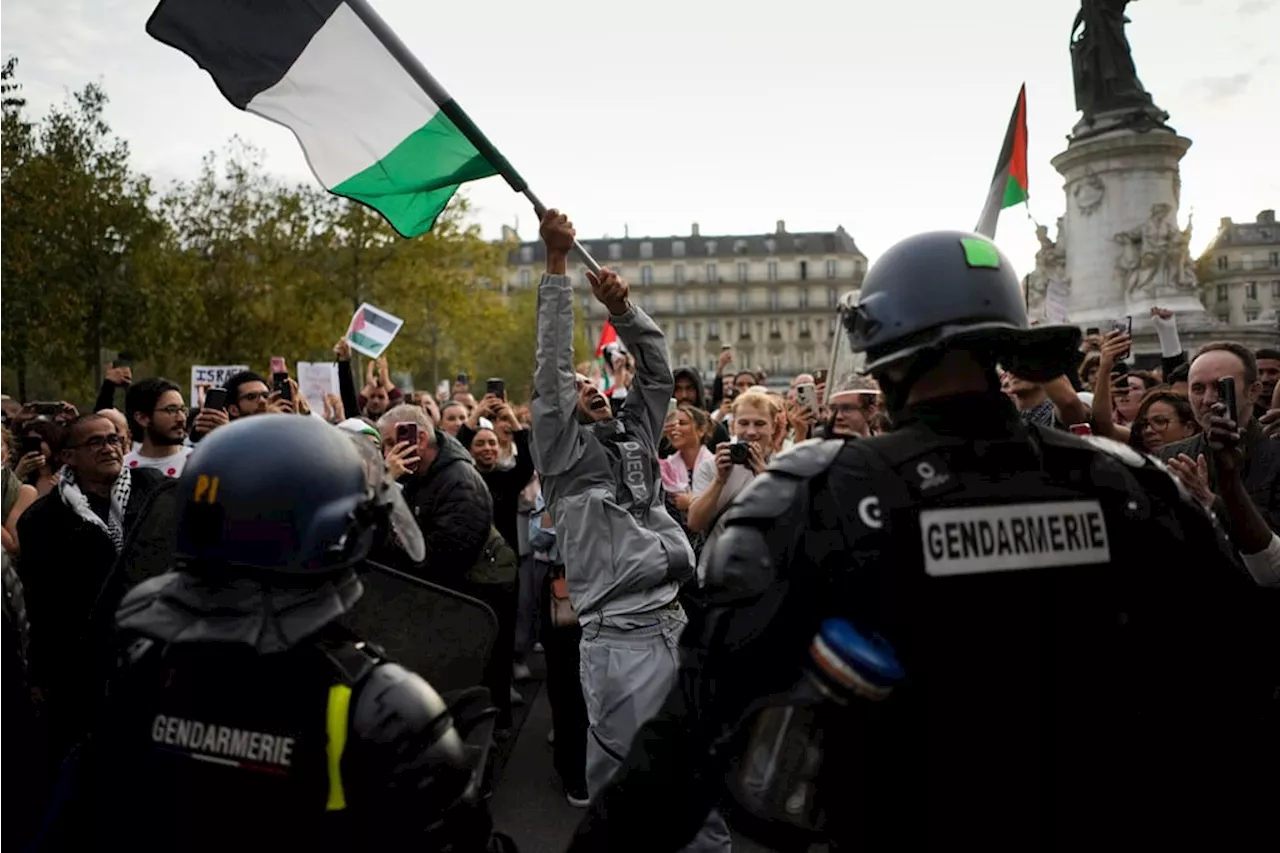 France uses teargas on banned pro-Palestinian rally