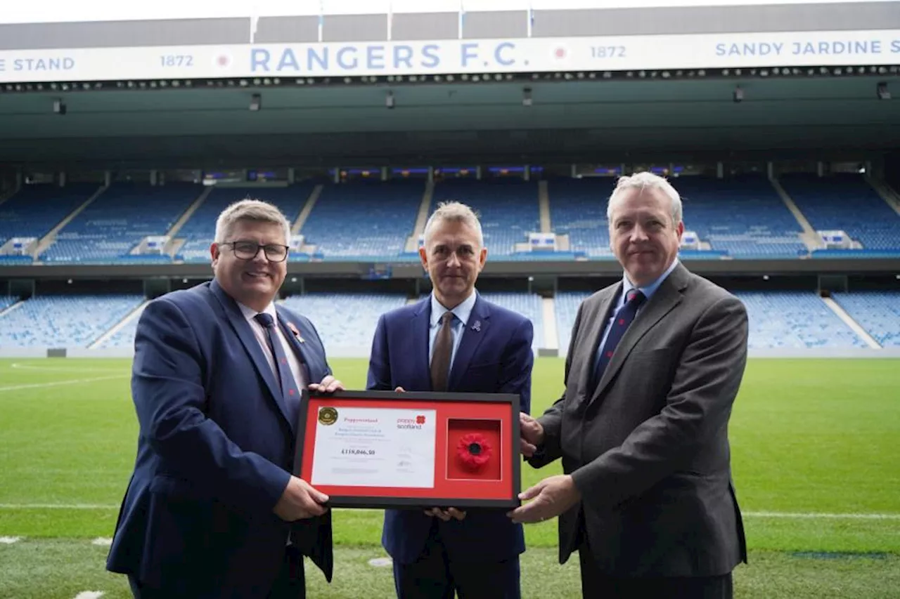 Rangers gets special honour at Ibrox for charity work