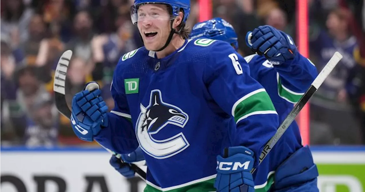 4-goal night for Boeser as Vancouver Canucks smash Edmonton 8-1 in opener