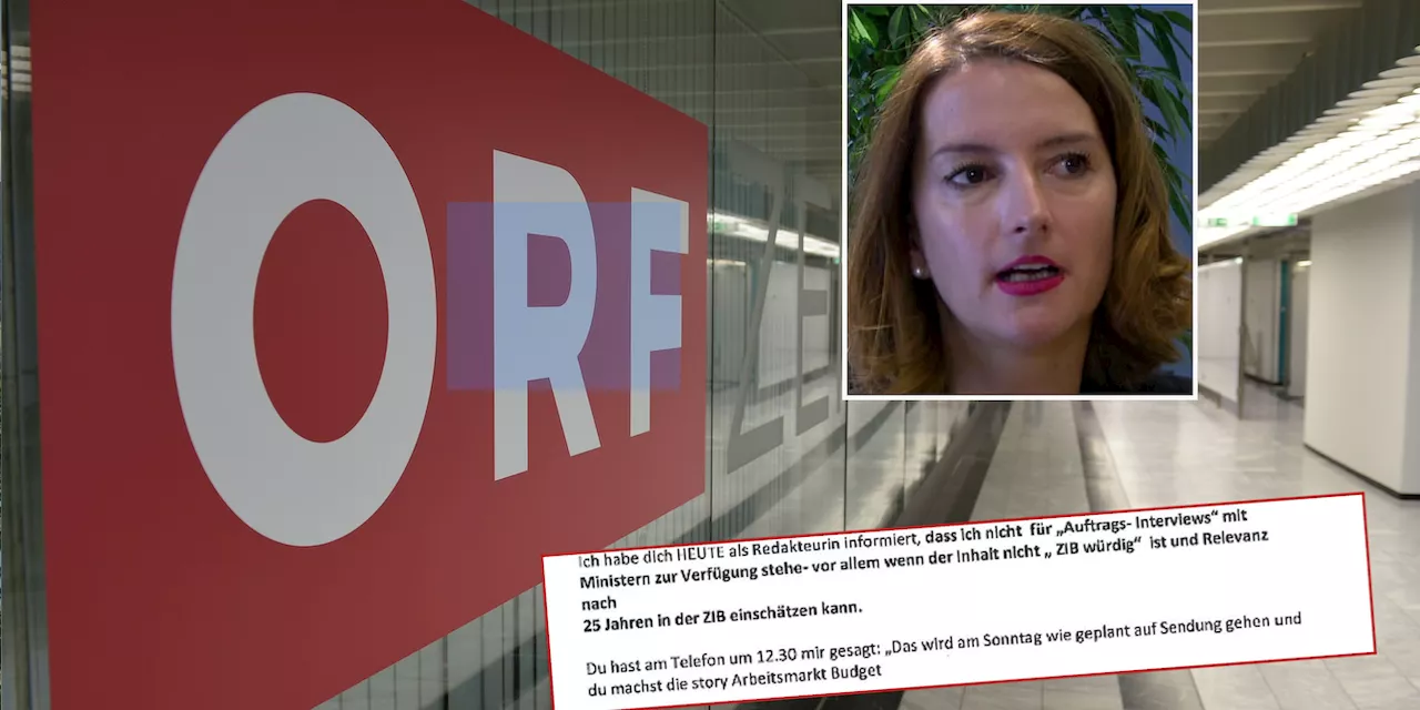 ZiB-Reporterin klagt ORF: 'Fühle mich missbraucht'