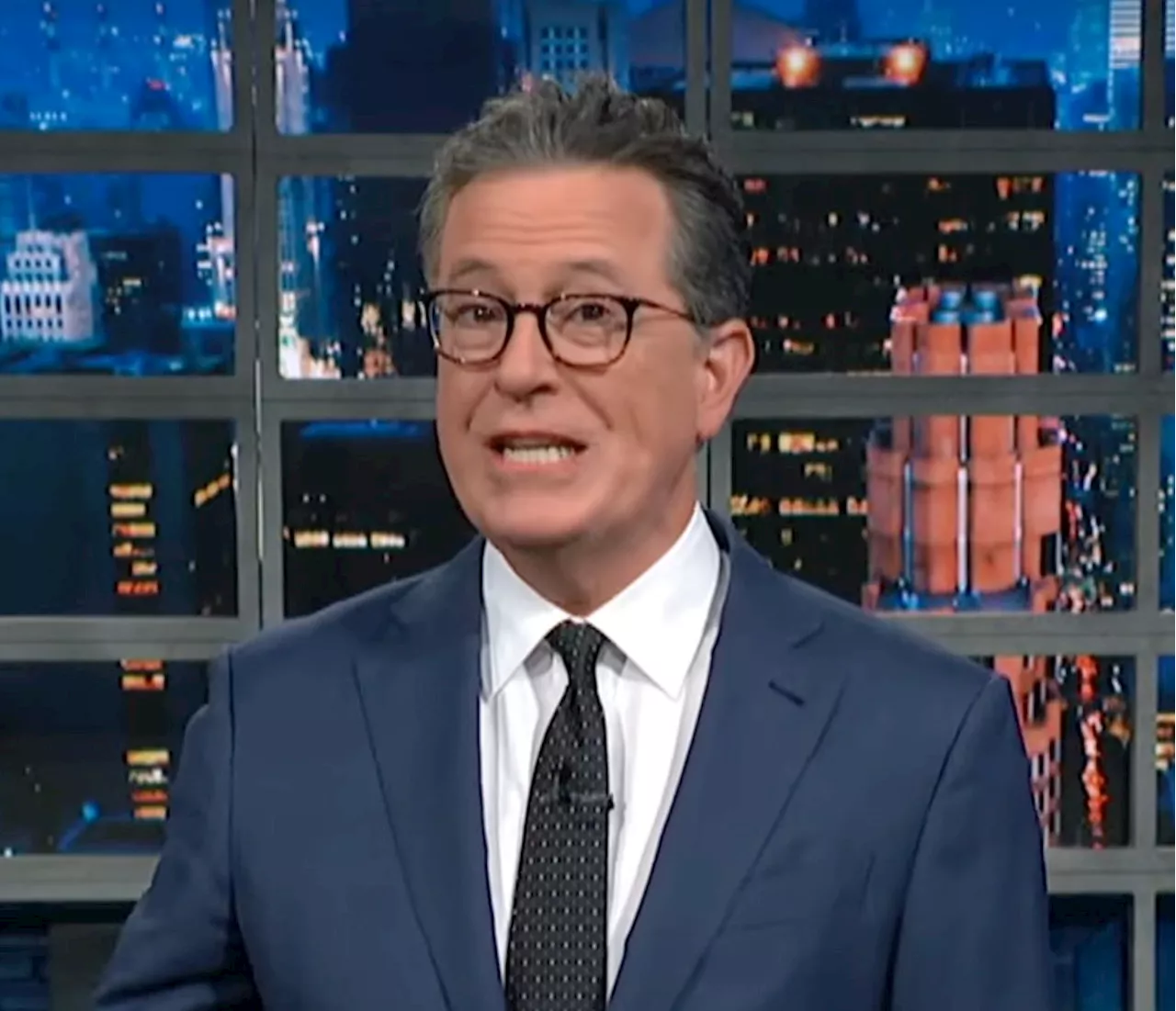 Stephen Colbert Slams Nancy Mace With A NSFW Addition To Her 'Scarlet Letter' Shirt