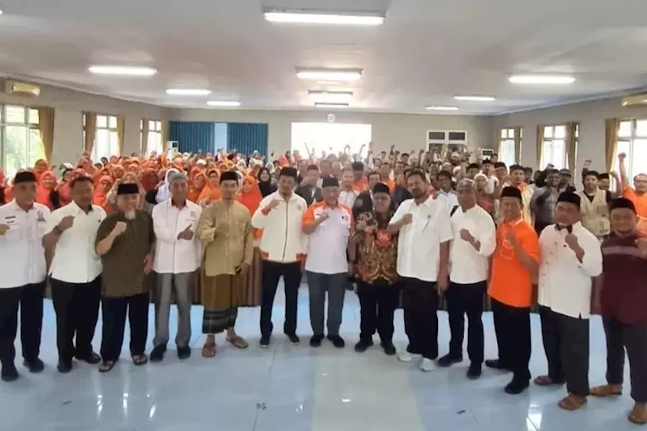 Jenderal TNI Polri Purnawirawan Dampingi Roadshow Ahmad Syaikhu Bakar Semangat Kader PKS di 8 Daerah Jatim