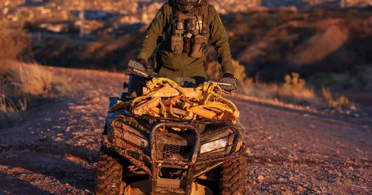 U.S. Border Patrol finds makeshift rope ladder