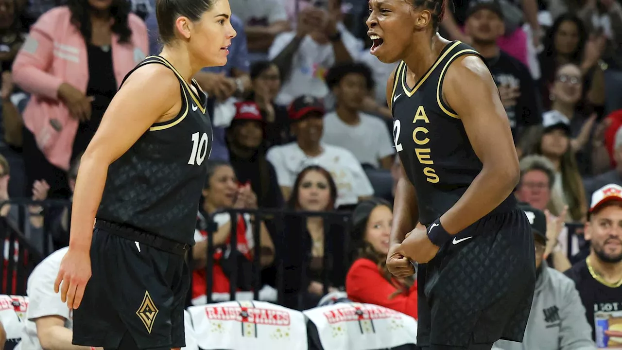 WNBA Finals: A'ja Wilson dominates as Aces take 2-0 series lead with another rout of Liberty