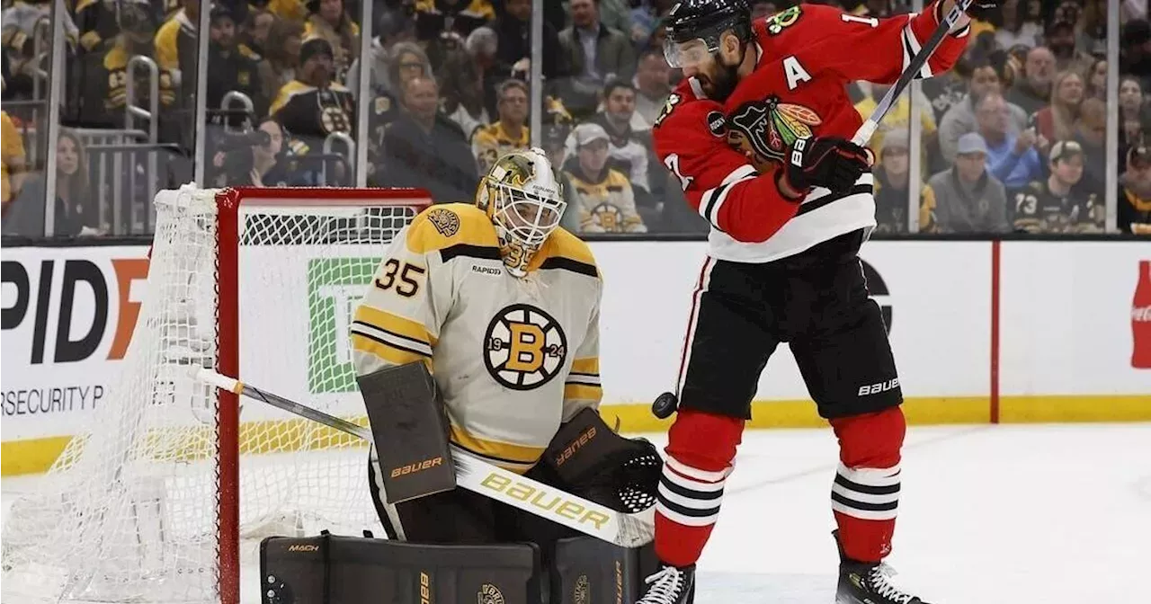 Bruins Spoil Connor Bedard's First NHL Goal, Rally Past Blackhawks ...