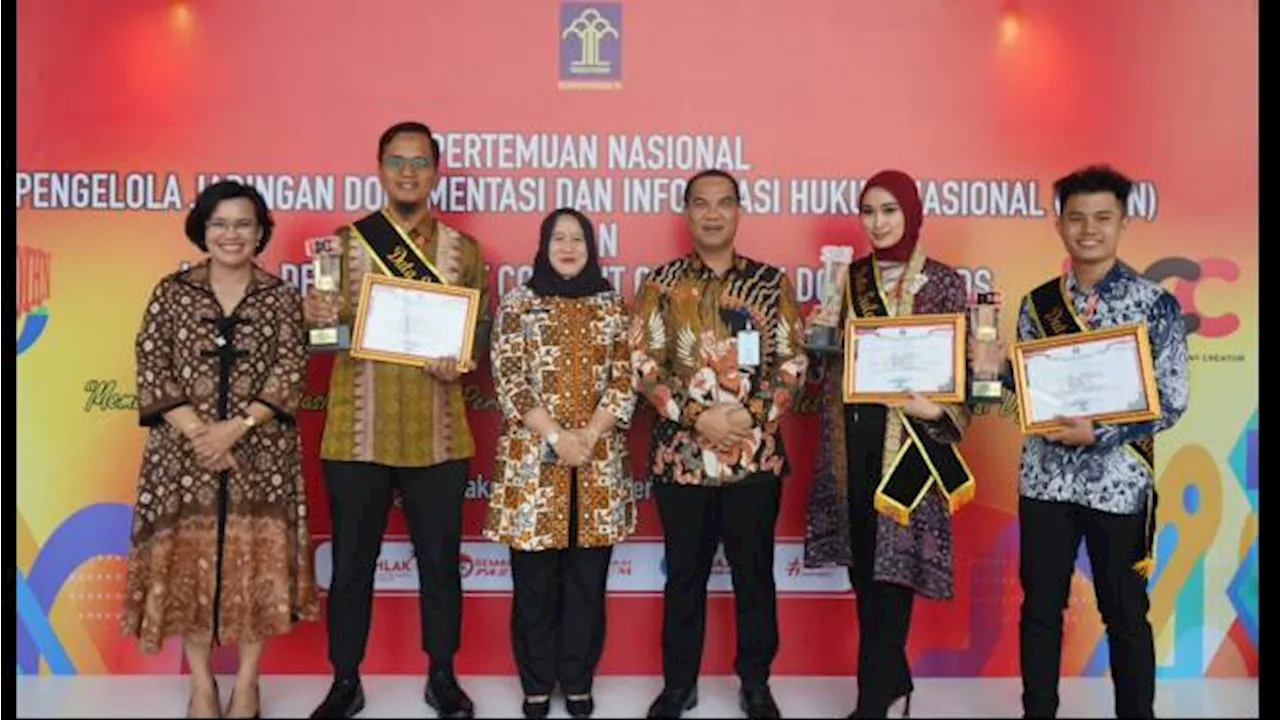 Penyuluh Hukum Kanwil Kemenkumham Sumsel Raih Penghargaan LDCC Awards Tahun 2023