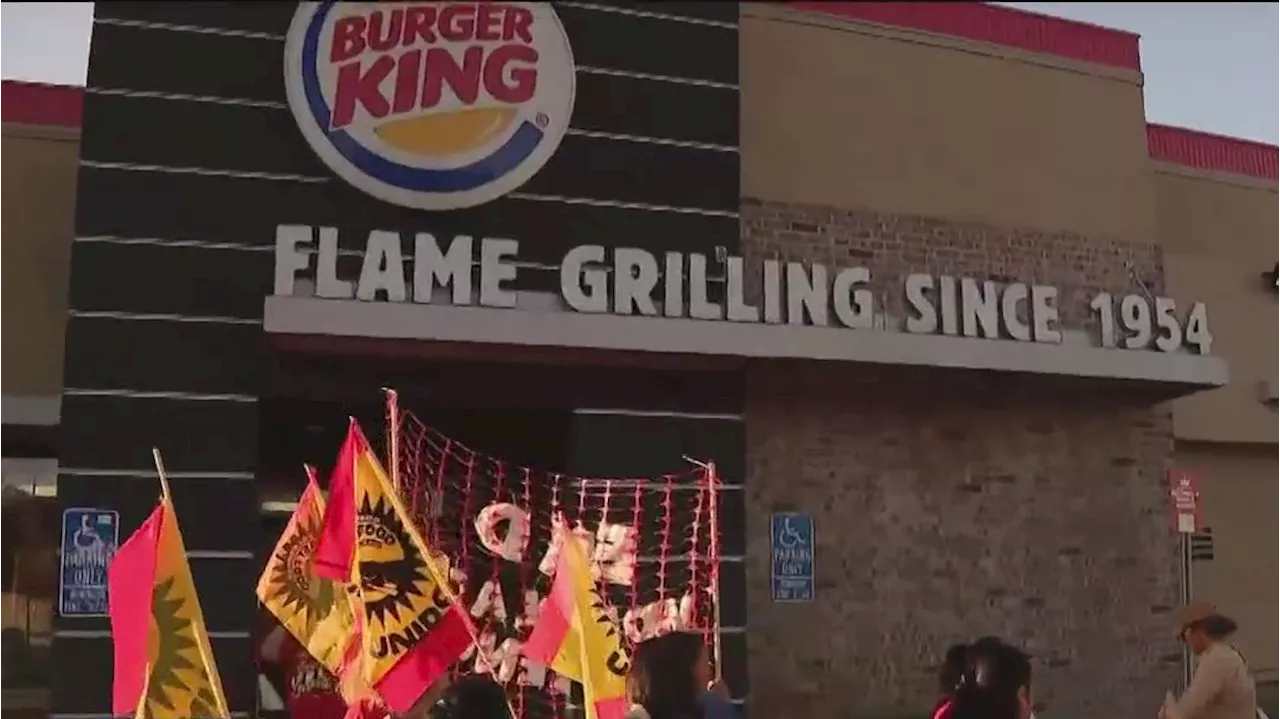 Workers at San Jose Burger King protest unsafe and poor working conditions