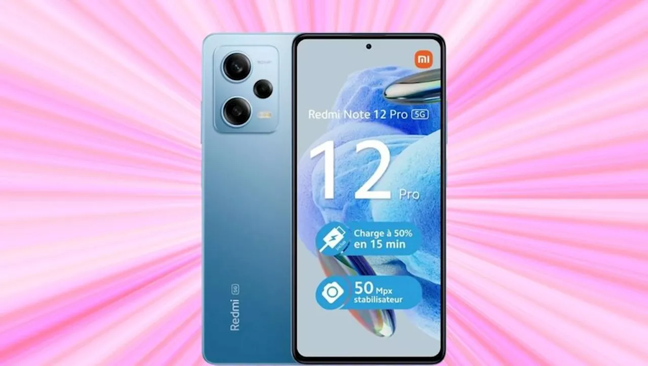 Profitez d'une recharge hyper-rapide avec le Xiaomi Redmi Note 12 Pro 5G à moins de 250 euros