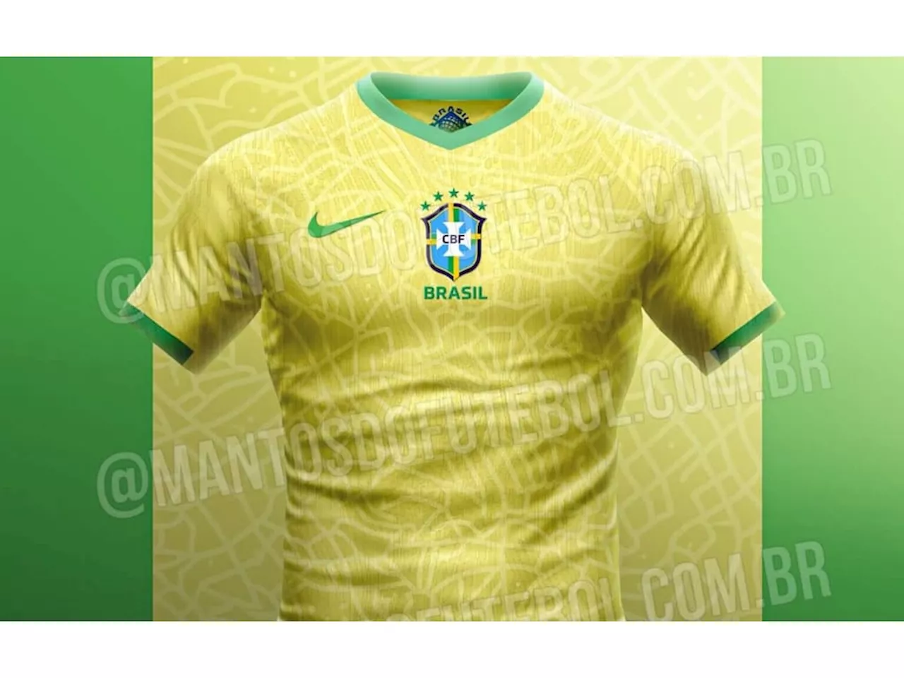 Site publica previsão de nova camisa da Seleção Brasileira para 2024 e internet reage