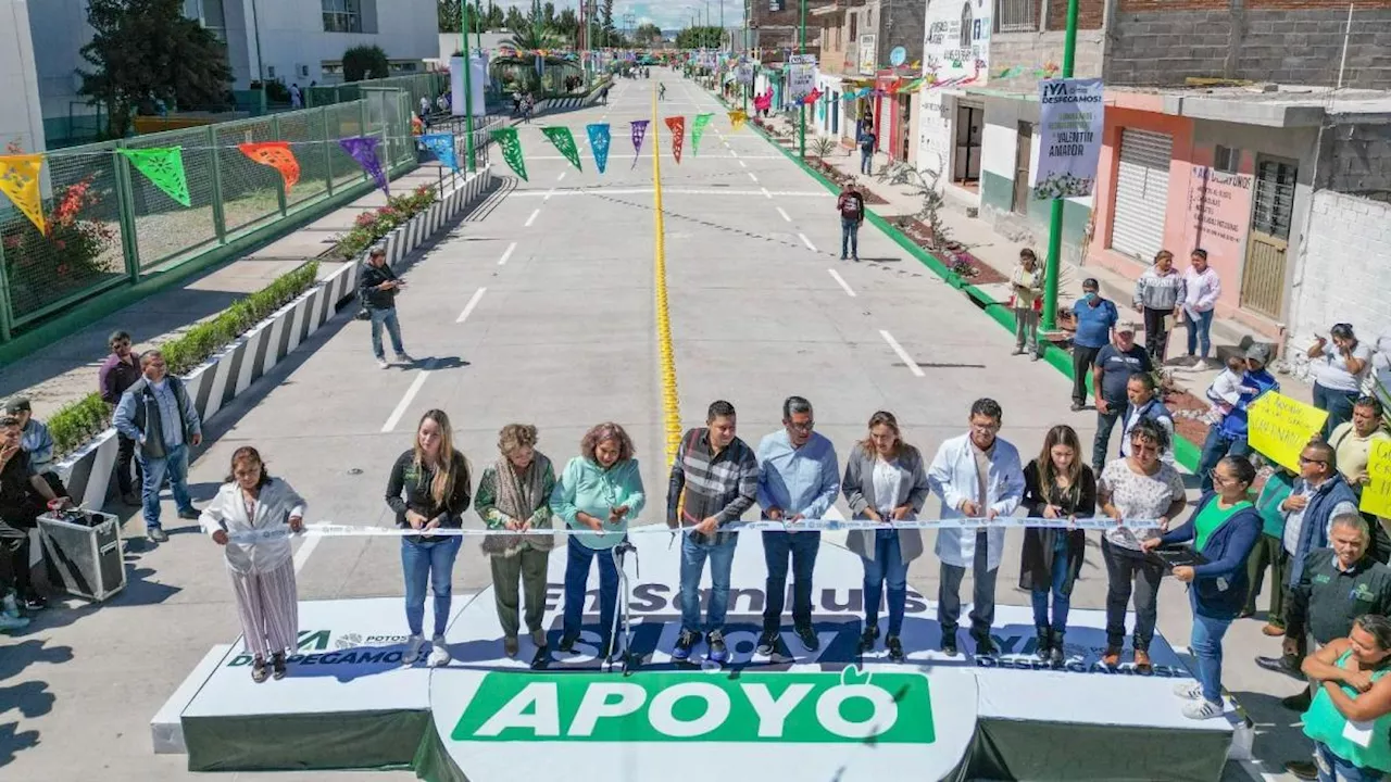 Soledad despega hacia la movilidad con rescate de Avenida Valentín Amador, en San Luis Potosí