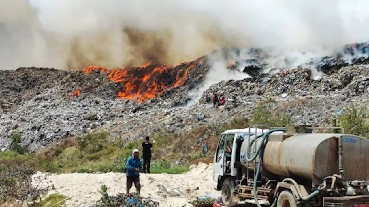 Hari Kedua, Kebakaran TPA Suwung Semakin Tak Terkendali