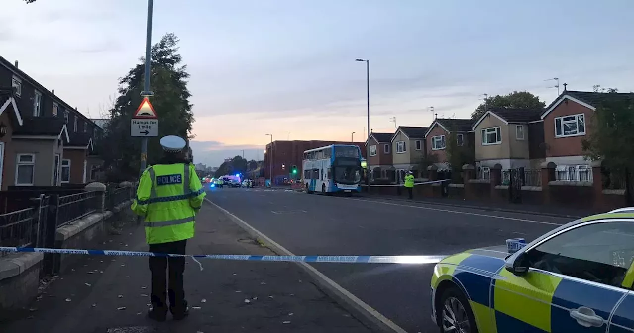 Police block off A6 in Longsight amid ongoing incident