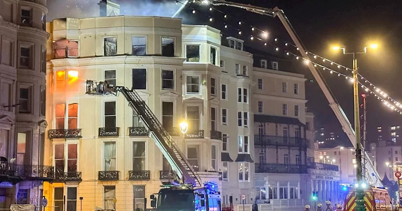 Royal Albion Hotel fire: Cause of huge Brighton fire revealed