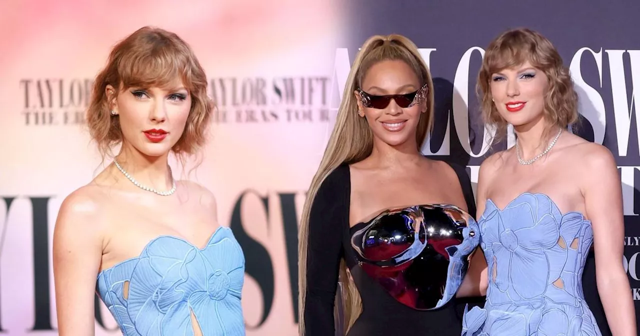 Taylor Swift hits red carpet with Beyoncé at Eras Tour premiere