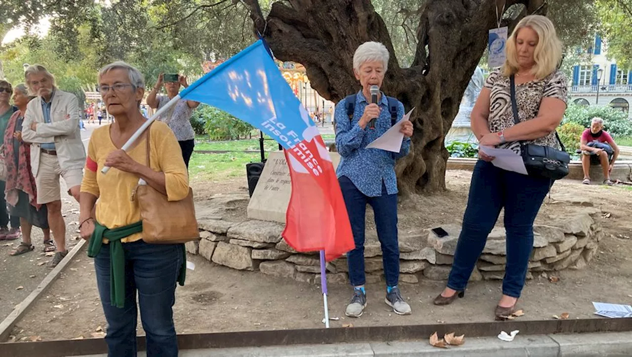 À Nîmes, La France Insoumise manifeste pour la paix entre Israël et la Palestine