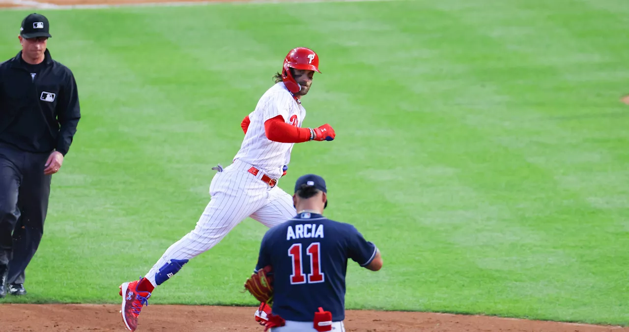 Bryce Harper epically stares down Orlando Arcia twice in Phillies-Braves Game 3