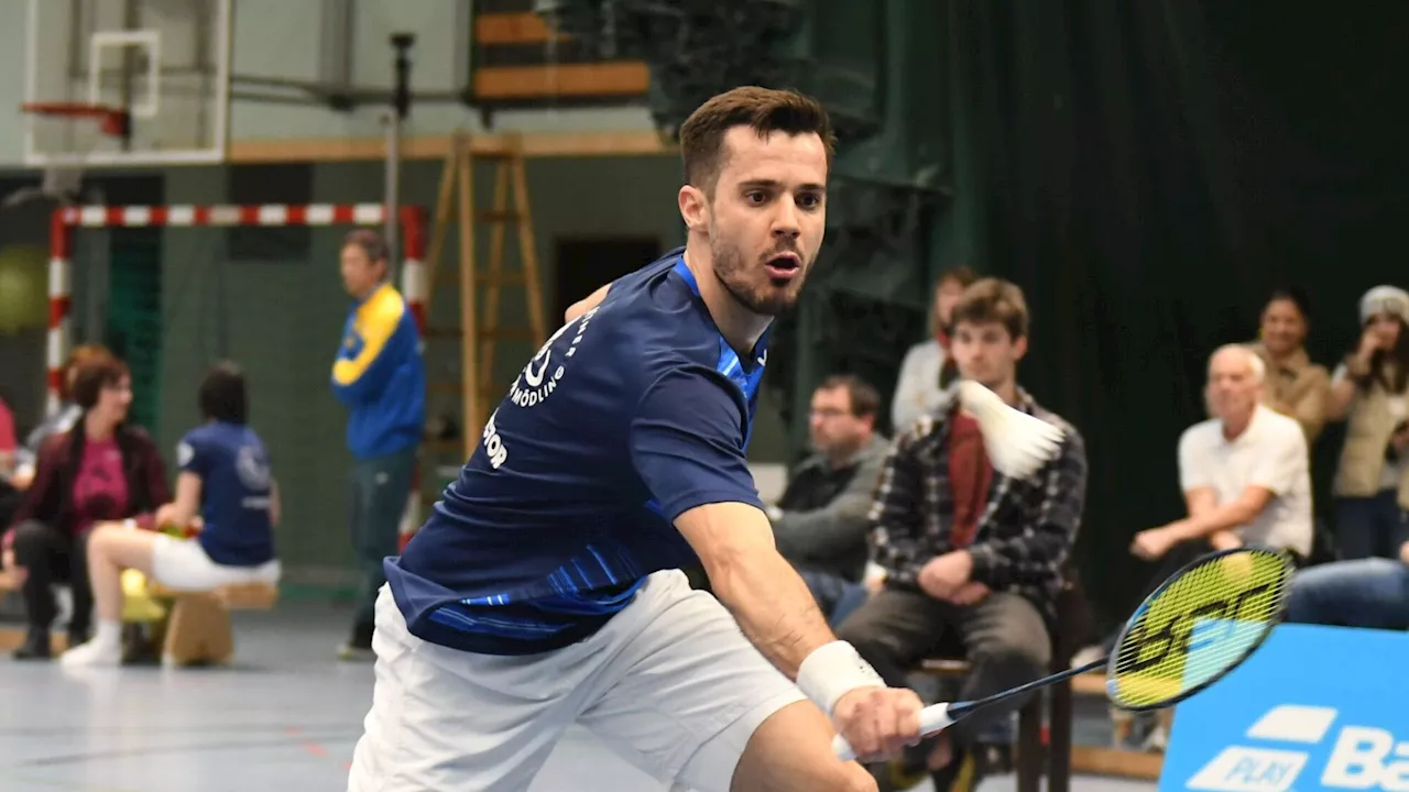 Wiener Neustädter Badminton-Ass Luka Wraber in Venezuela am Podest