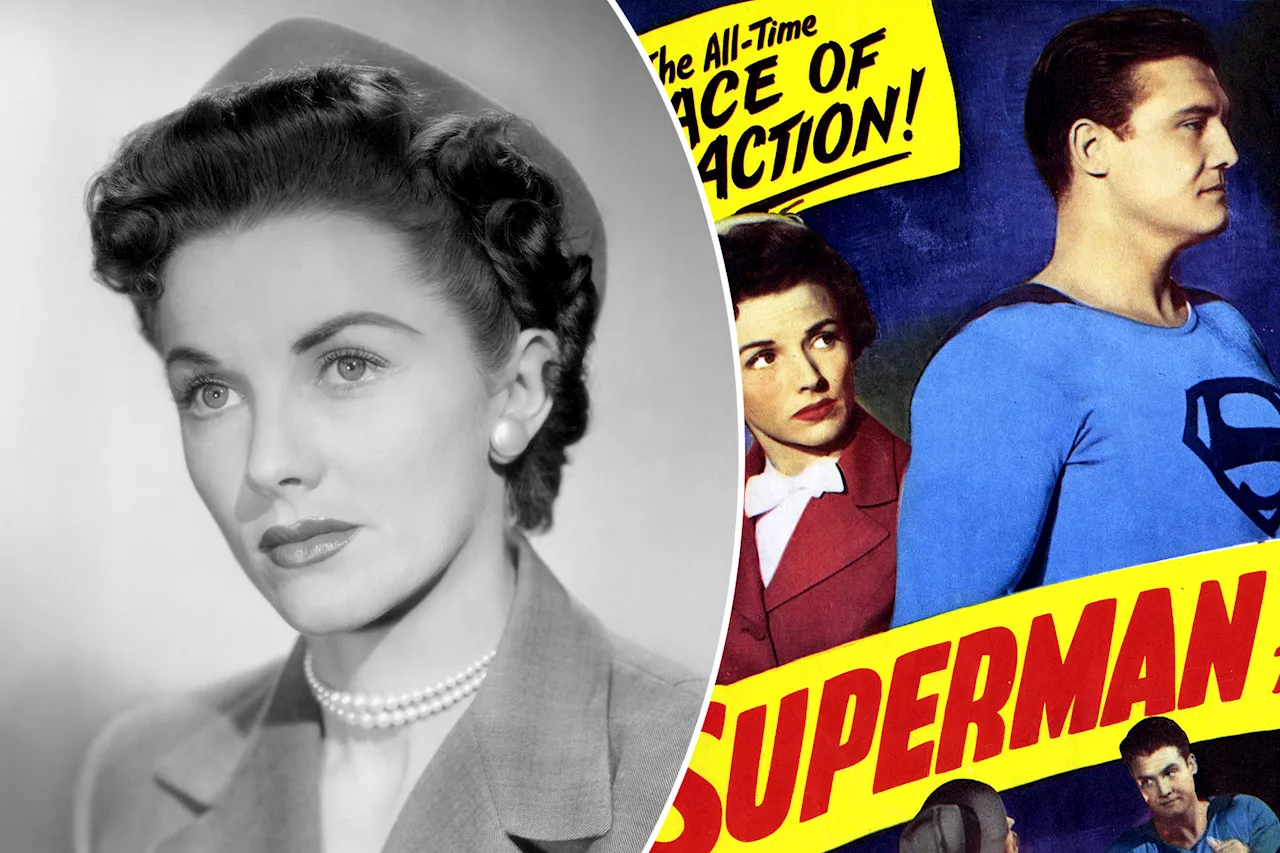 'Adventures of Superman' star Phyllis Coates, TV's original Lois Lane, dead at 96