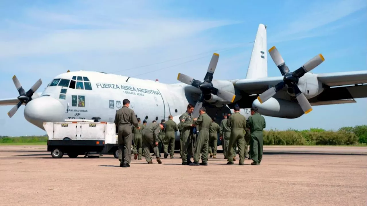 El avión Hércules C-130 llegó a Israel para repatriar a los argentinos