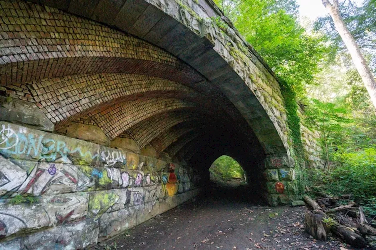 Refurbished Philly Trolley Trail leads to hidden gem bridge in West Fairmount Park