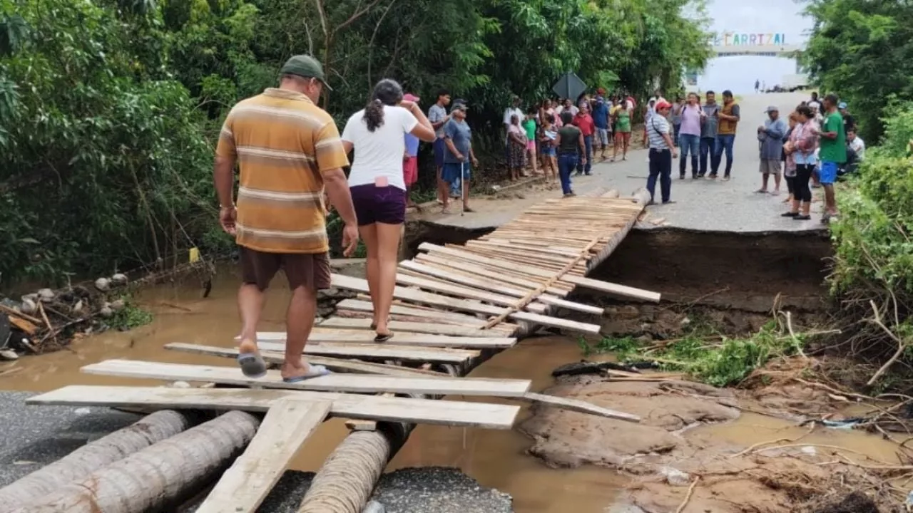 Declaran emergencia en cuatro municipios de Guerrero afectados por la tormenta Max