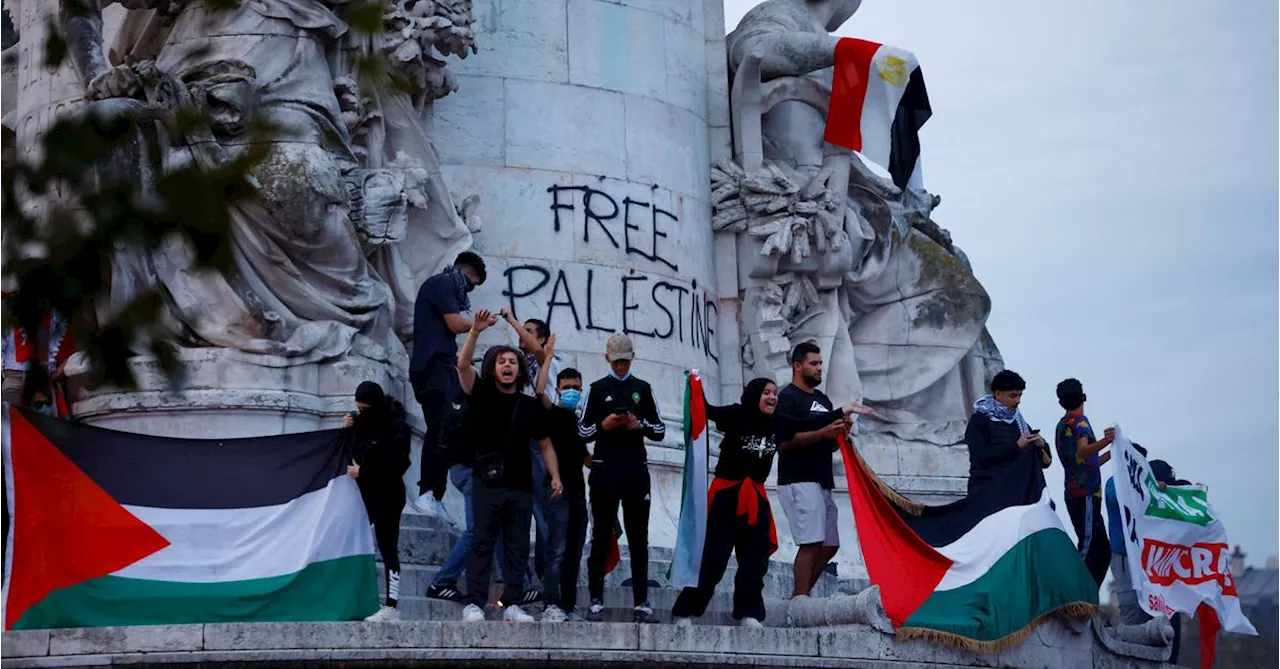 France uses teargas, water cannon on banned pro-Palestinian rally in Paris