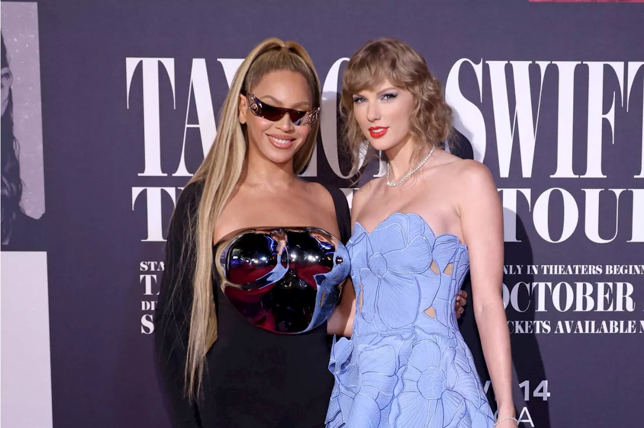 Beyoncé Attends Taylor Swift's Eras Tour Film Premiere