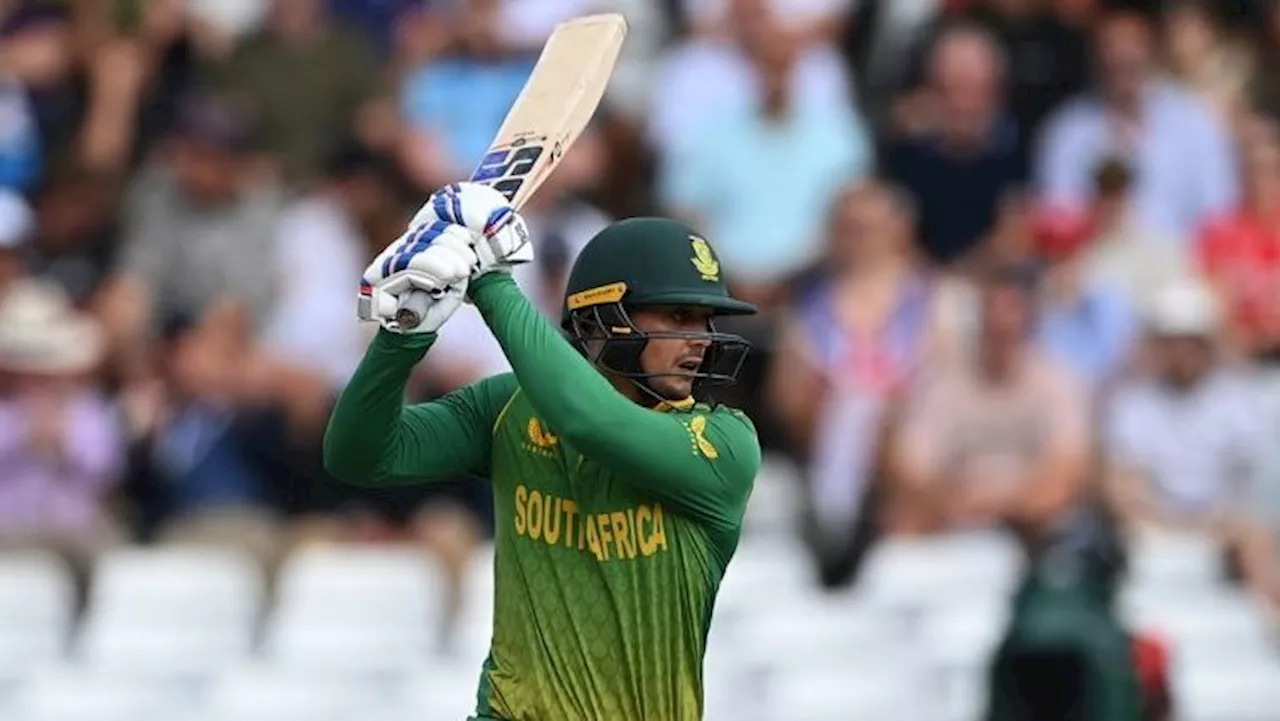 De Kock ton guides South Africa to 311-7 against Australia - SABC News - Breaking news, special reports,