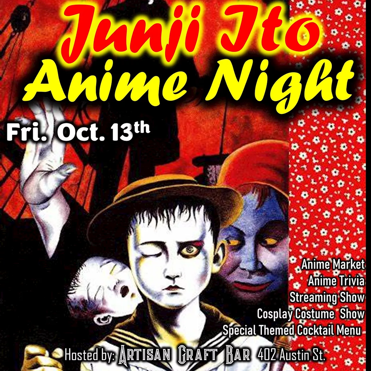 Junji Ito Anime Night at Artisan