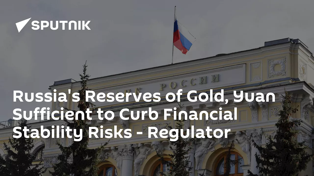 Russia's Reserves of Gold, Yuan Sufficient to Curb Financial Stability Risks