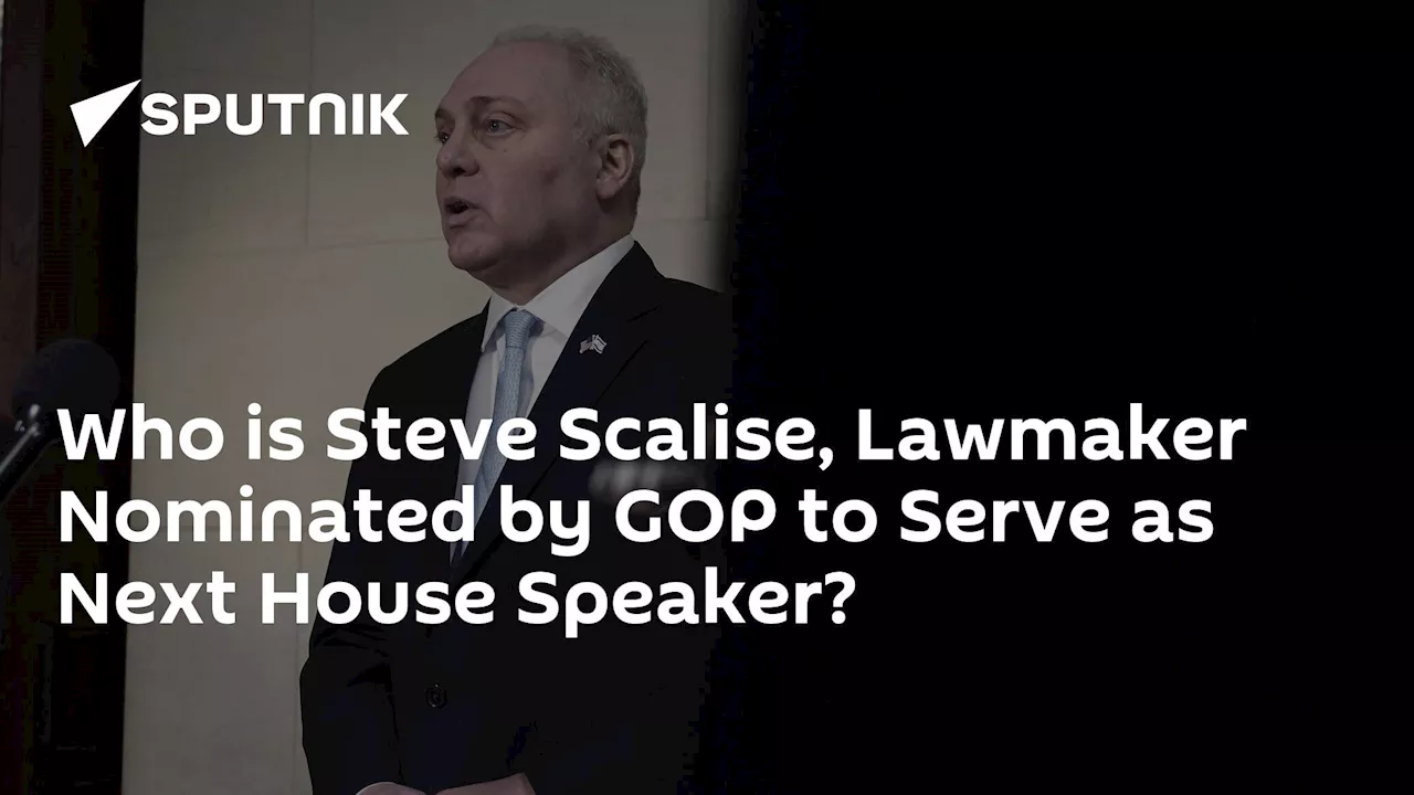 Who is Steve Scalise, Lawmaker Nominated by GOP to Serve as Next House Speaker?