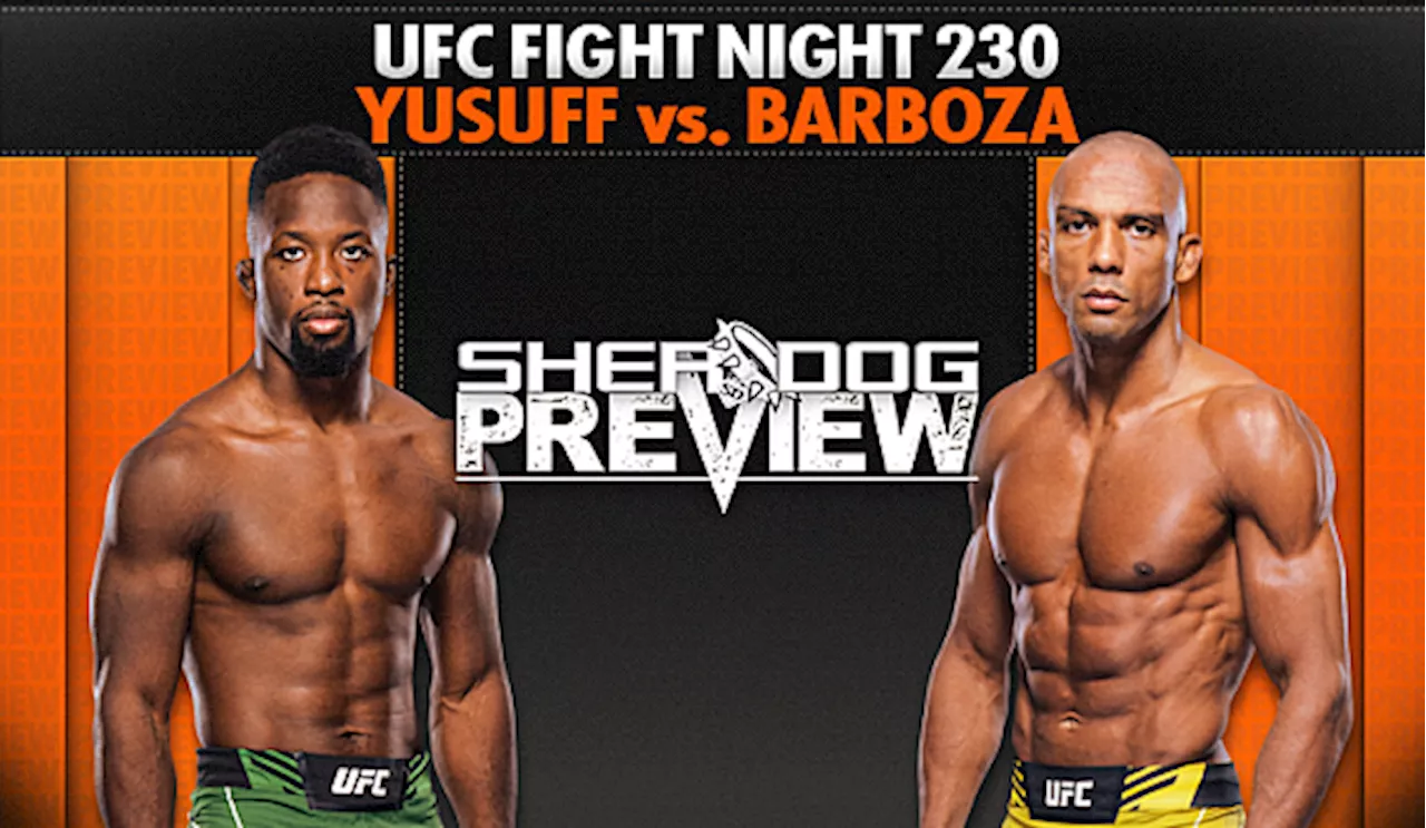 Preview: UFC Fight Night 230 ‘Yusuff vs. Barboza’