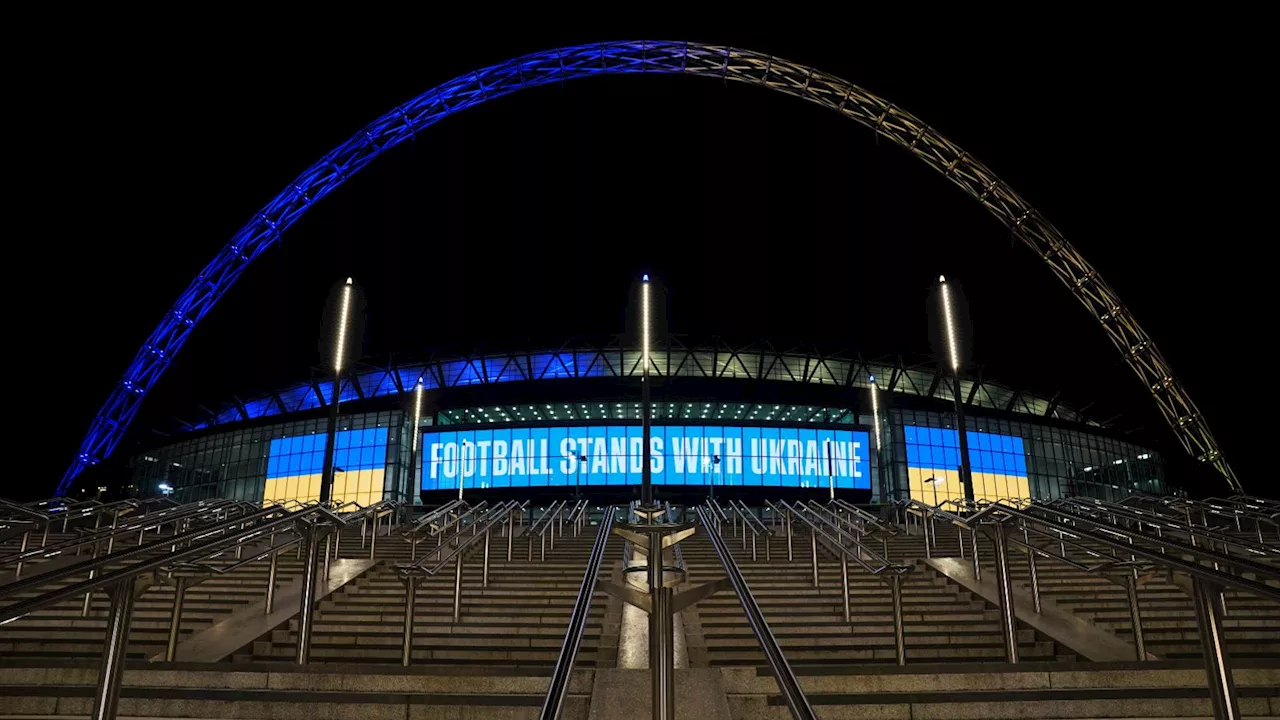 Wembley Stadium arch won't be lit in colours of Israeli flag - as flags and kits also restricted