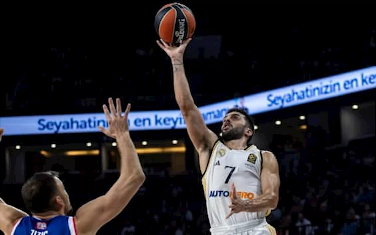 Eurolega, i risultati di oggi: dominio Real Madrid, vincono Baskonia e Partizan