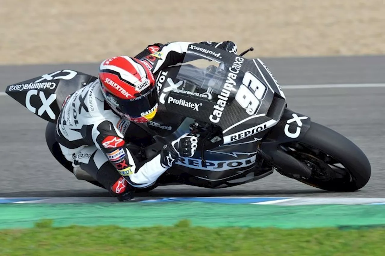 Jerez-Moto2-Tests: Bestzeit für Lüthi