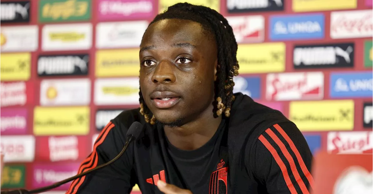 Jérémy Doku avant le déplacement des Diables en Autriche : « Remplacer Eden Hazard comme chouchou du public